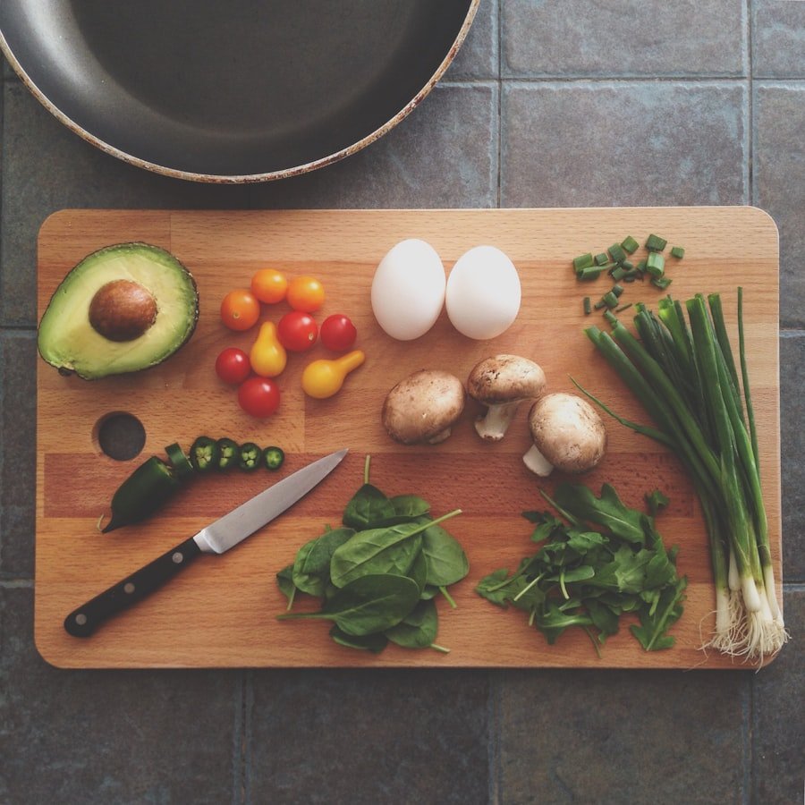 Fresh, nourishing ingredients prepared in a home kitchen